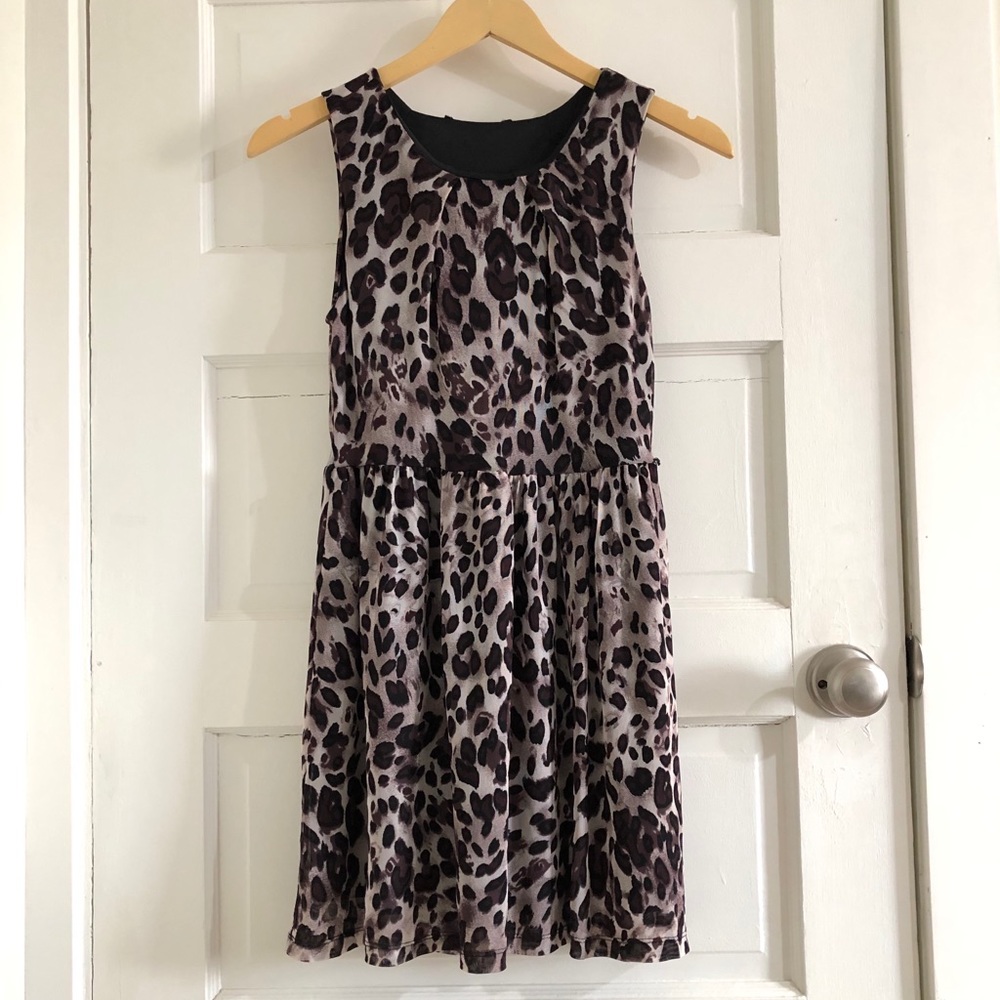 Leopard Print Summer Dress
